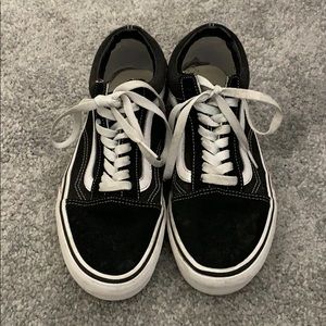 Platform black Vans